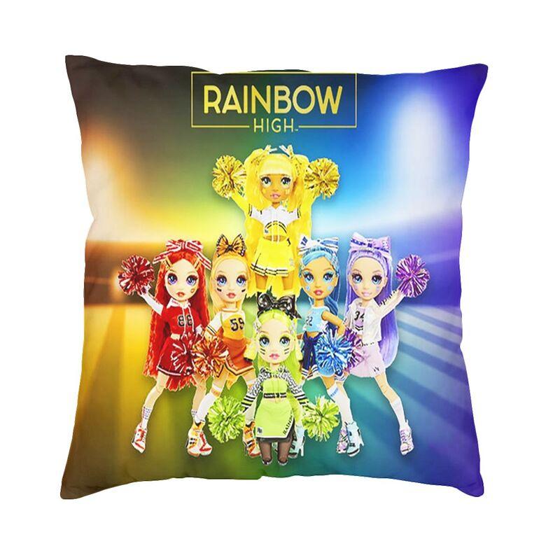 Luxury Rainbow High Slumber Party Dolls Sofa Cushion Cover Polyester Throw Pillow Case Home Decorative Pillowcase