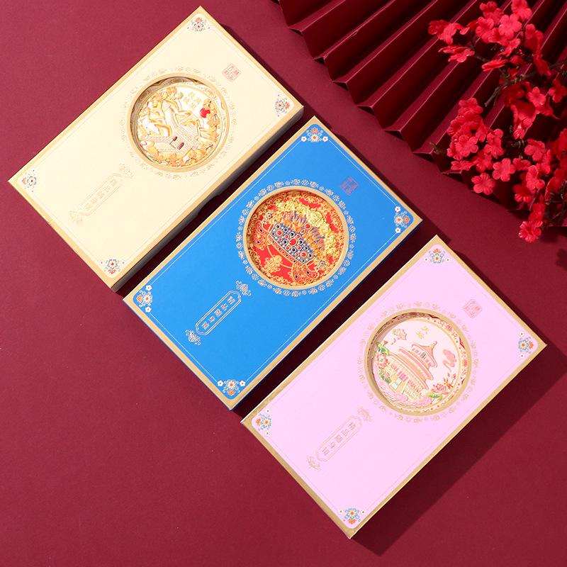 Forbidden City Retro Cultural Souvenir: Exquisite Metal Pocket Mirror