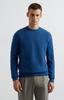 Micro-Patterned Round Neck Sweater M