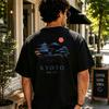 Japanese Hokkaido Wave Graphic T-shirts Men Women Harajuku Vintage T Shirts Cotton Popular Gi