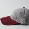 AVIREX Micro Suede Low Military Baseball Hat One Club Gray x Cap, Cap, Men's Fall/Winter (JP, Alphabet, Size, Wine)