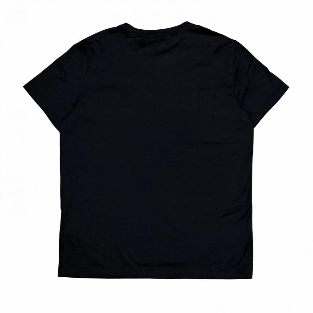 MONCLER Double Patch T-Shirt Black Men's Size XL Model K20918C000358390Y