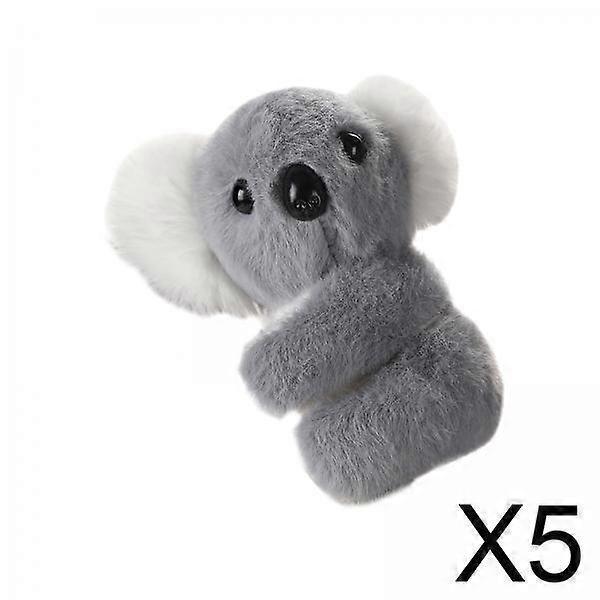 5xSmall Stuffed Koala Doll for Motorcycle Ornament Handmade Portable with PP Tie