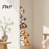 Cartoon Cat or Dog Wall Art Cute Cats/Dogs Stickers, Waterproof PVC Decals, Peel And Nursery Room Decorations Stick Decorative Murals for Bedroom