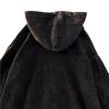 Retro Washed Distressed Men's Hooded Sweater Cardigan - Japanese Casual Spring/Autumn Style