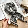 Women's spring and autumn silk scarf temperament versatile thin Internet celebrity Korean version light luxury fashion scarf high-end design small squ