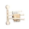 Rotating Swivel Towel Bar Multi-bar Bathroom Towel Rod Rust-proof Hanging Towel Holder  Living Room