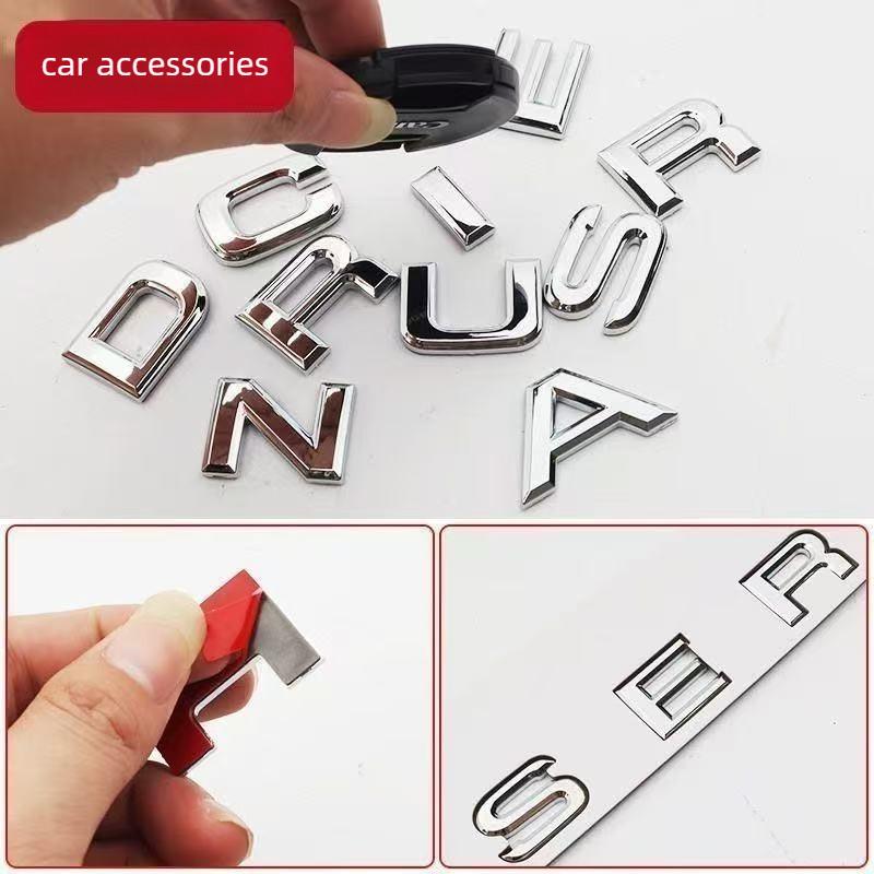 Land Cruiser 3D ABS Letters Sticker For 2021-2023 Toyota Land Cruiser 300 LC300 VXR GXR Hood Emblem Badge Exterior Modification