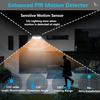 2Packs Solar Lights Outdoor Motion Sensor,466 LED Solar Powered Flood Lights 4000LM Solar Security Wall Lights with 3 Modes IP68 Waterproof for