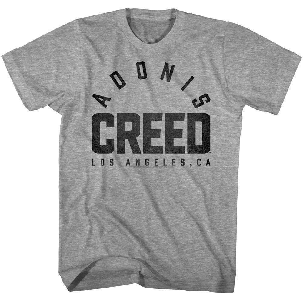 Adonis Creed LA Training Logo Men Gray T Shirt S