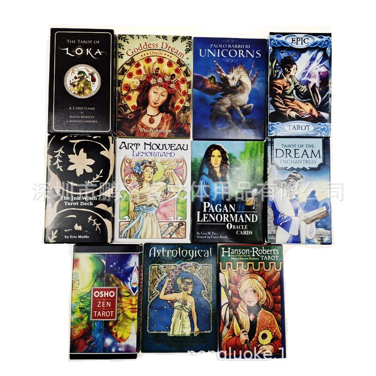Set di Carte Oracle 2021: Popolare Gioco da Tavolo Tarot Inglese con 40 Tipi di Mazzo