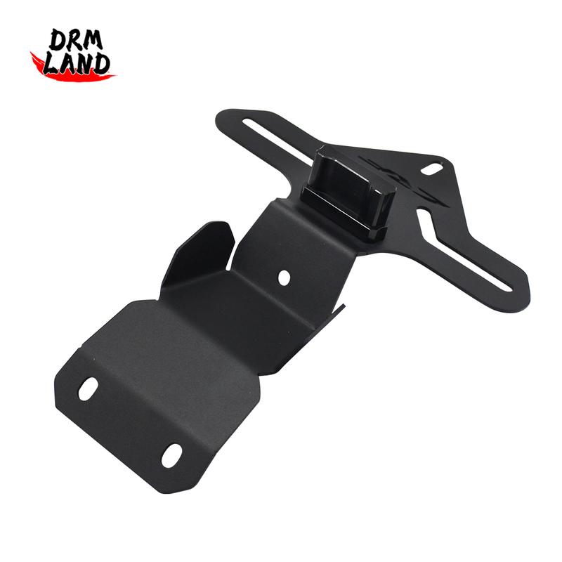 Motorcycle Rear Registration Bracket Tail Tidy License Plate Holder Frame LED Light CRF300L CRF 300 L Rally 2021-2024 For Honda