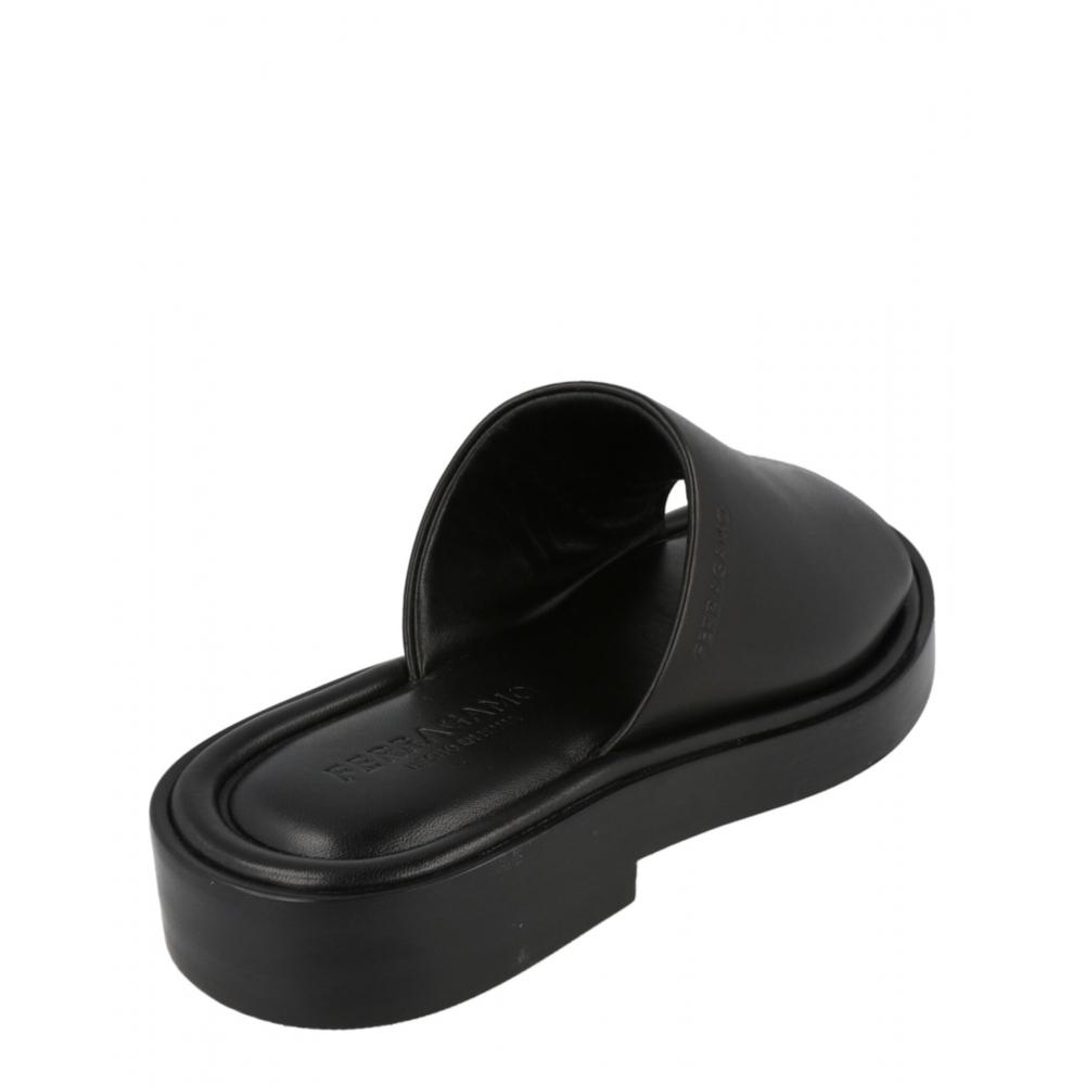 Salvatore Ferragamo Giuone Slide Sandals Black