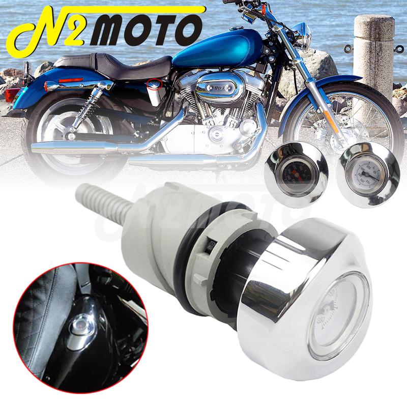 Motorcycle Fuel Tank Plug Oil Temp Dipstick Temperature Gauge Meter For Harley Sportster XL 883 1200 C/L/N/R/XS 2004-19 XL1200T