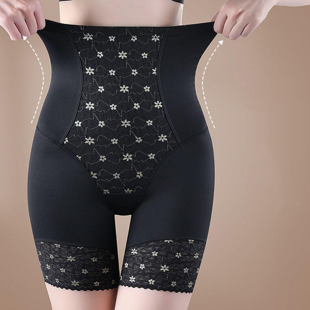 Shapers Tummy Control Underwear Mesh Flower Butt Lifting Briefs Body Shaping Underpants  Women