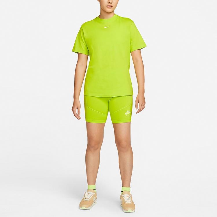 Nike Sportswear Essentials Drop Shoulder Sleeve T Shirt Women's Green DN5698-321