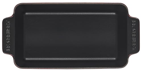 Le Creuset 23cm Cherry Red Loaf Pan, Cake Pan, Bread, Terrine Pan, Cast Iron, Enamel, Gas, Induction, and Oven Safe [Official Japanese Product]