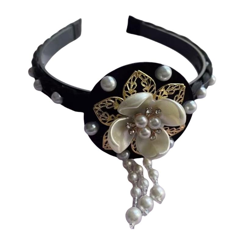 Elegant Korean Styles Hair Band for Trendy Women Ladies Fashionable Headband for Weddings and Festivals Decoration