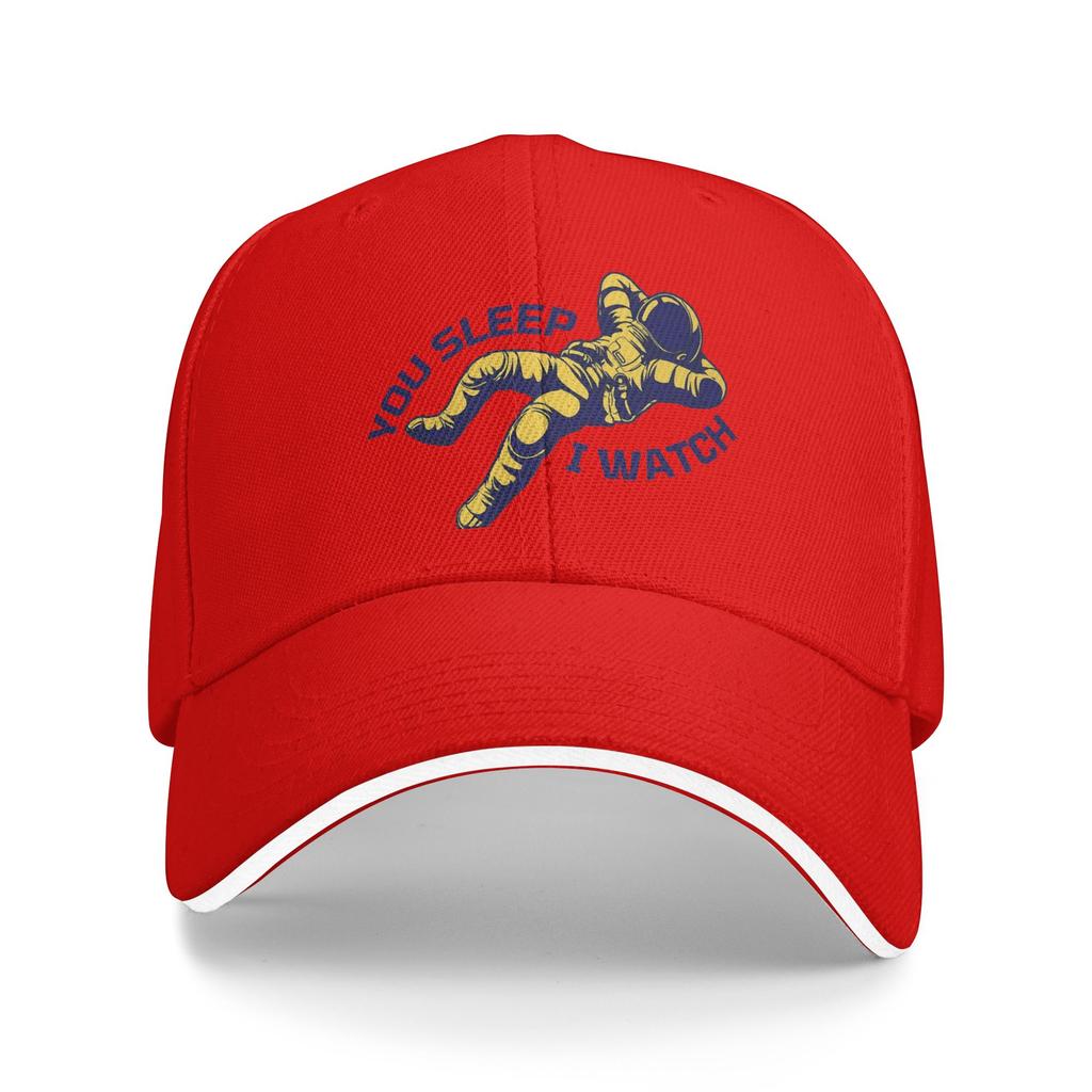 You Sleep I Watch Project Hail Mary Baseball Caps Casual  Sandwich Hats for Men Women Adjustable Headwear Outdoor