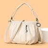 Retro Soft Leather Handbag Small Bag Women's 2026 New Casual Mother Bag Shoulder Messenger Bag