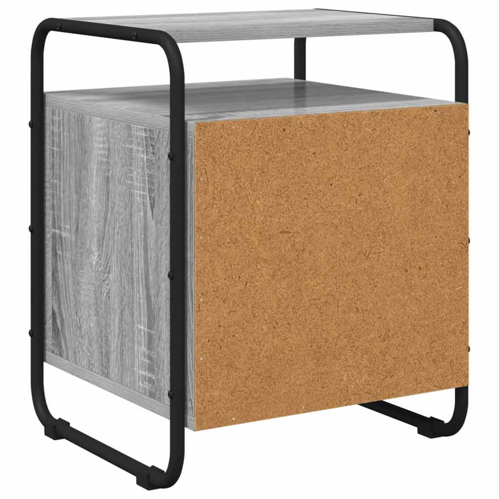 Nightstand Gray Sonoma Engineered Wood