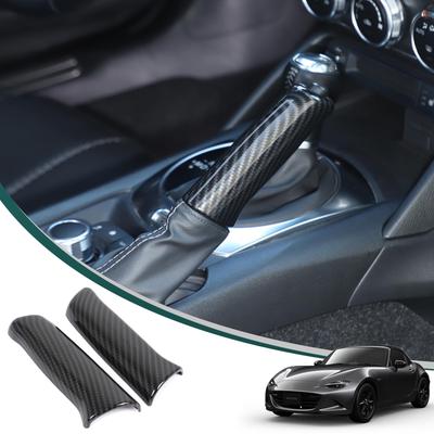 Hcilloend New Model Mazda Roadster ND Handbrake Cover, Handbrake Boots, Parking Brake Cover, ABS,