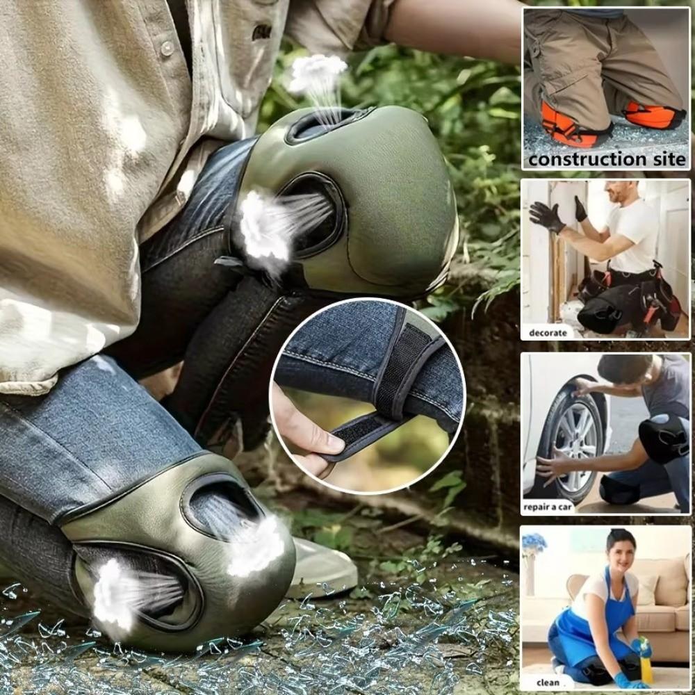 1Pair Non-Slip Knee Protection Pad Thick Knee Protectors Ergonomic Knee Pads  Safety Supplies