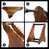 B97A-Holz feststehendes Messer Sammlungs Ausstellungsständer Halter, Messerblock, Maximale Kapazität 8 Messer