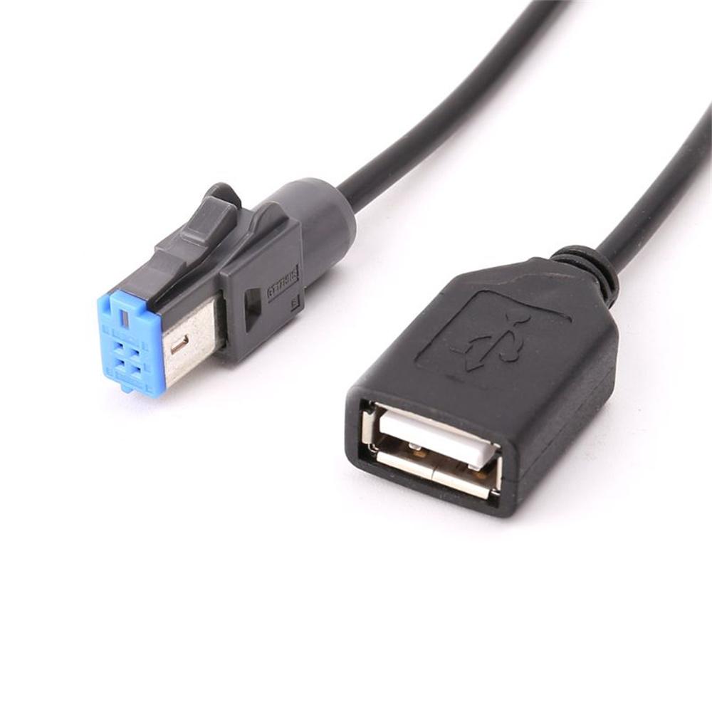 Ny 1m USB Lydforlengelseskabel Adapter 4-pinners For Nissan Teana Qashqai Radio CD