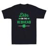 Dibs On The Redhead For Saint Patricks Day Funny Quote Gift Retro Men's T-Shirt