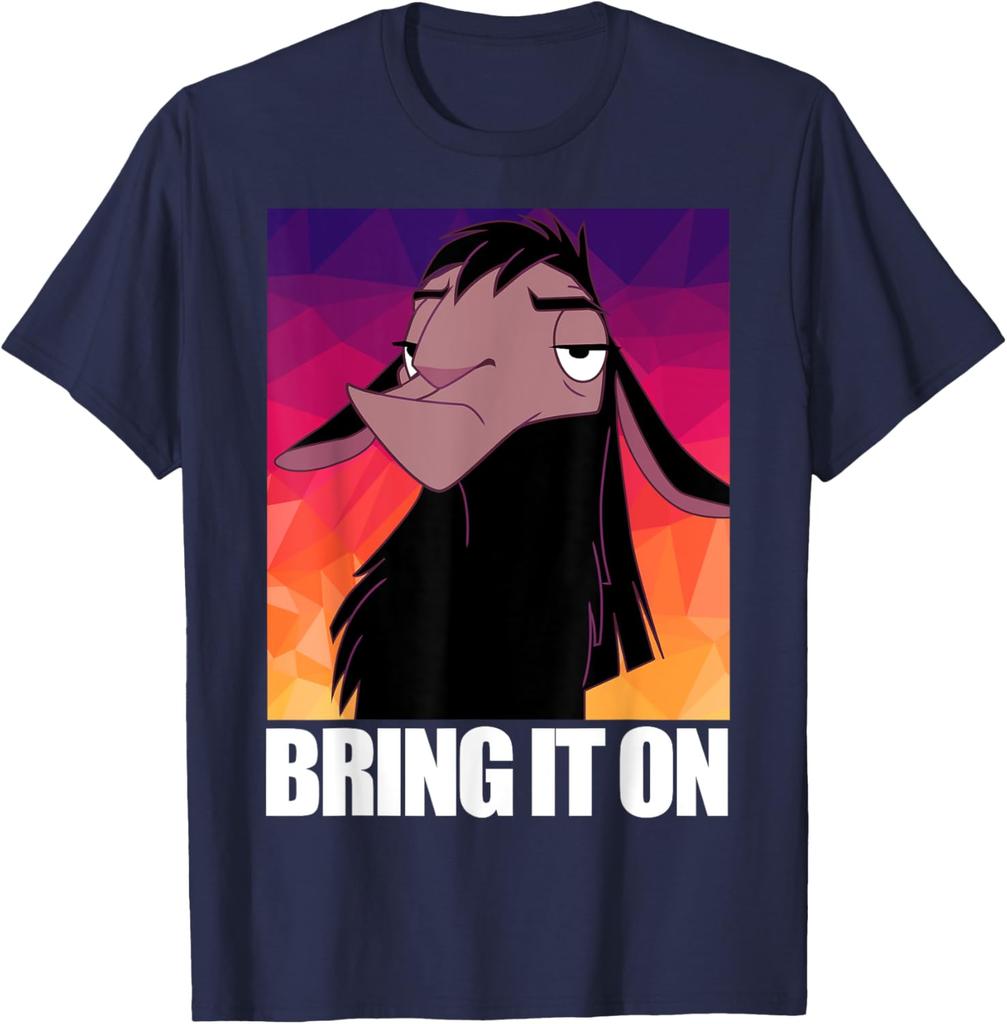 Moda Casual Calda Disney L'Imperatore del Nuovo Groove Kuzco Lama Portala T-Shirt T-Shirt S-4XL Quattro Stagioni