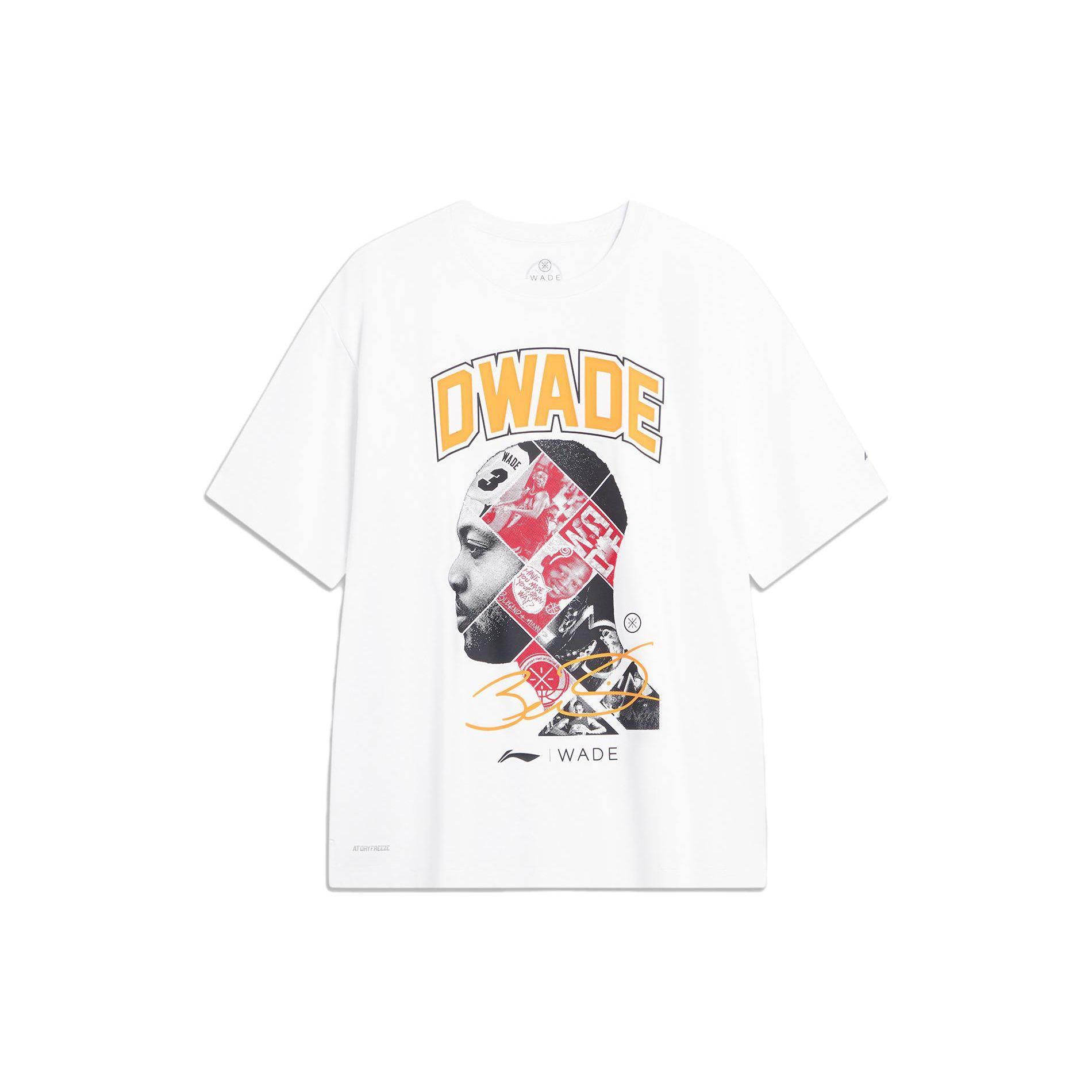 

Li Ning Wade China Tour Series 2023 Графический принт Охлаждающая Влагоотводящая Футболка с коротким рукавом и круглым вырезом Унисекс Топы AHSTA27-1 L