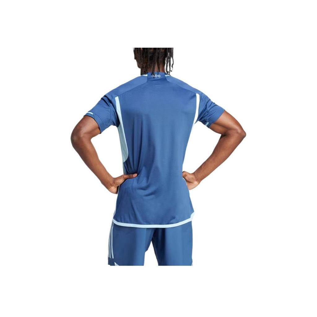 Adidas Sporting Kansas City Comfortable Casual Simple Versatile Soccer Jersey Men tops Night-Ocean HZ6195