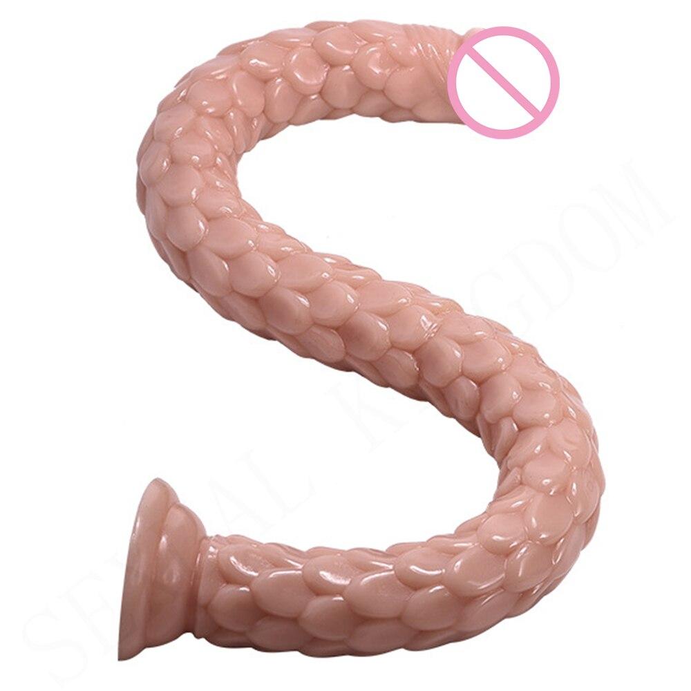 Super Long Anal Plug Huge Anus Backyard Buttplug Silicone Dildo Prostata Massage Adult Sex Toys