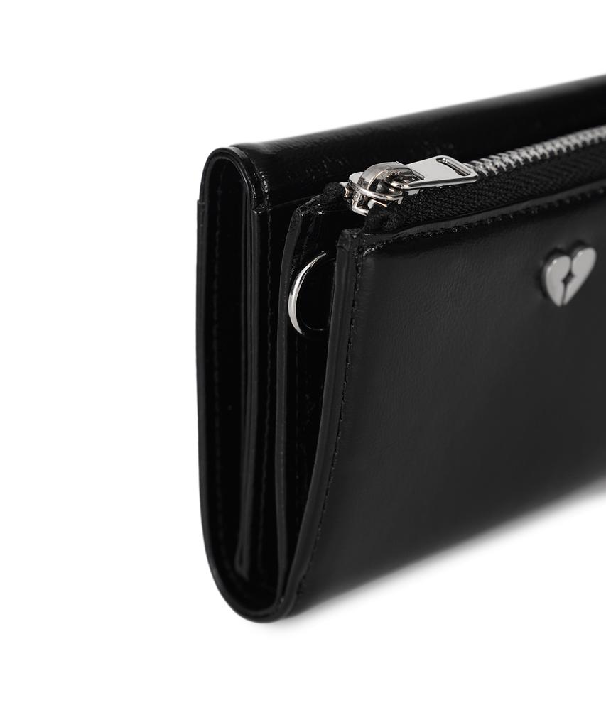Fennec Hearty Zipper Wallet - Black