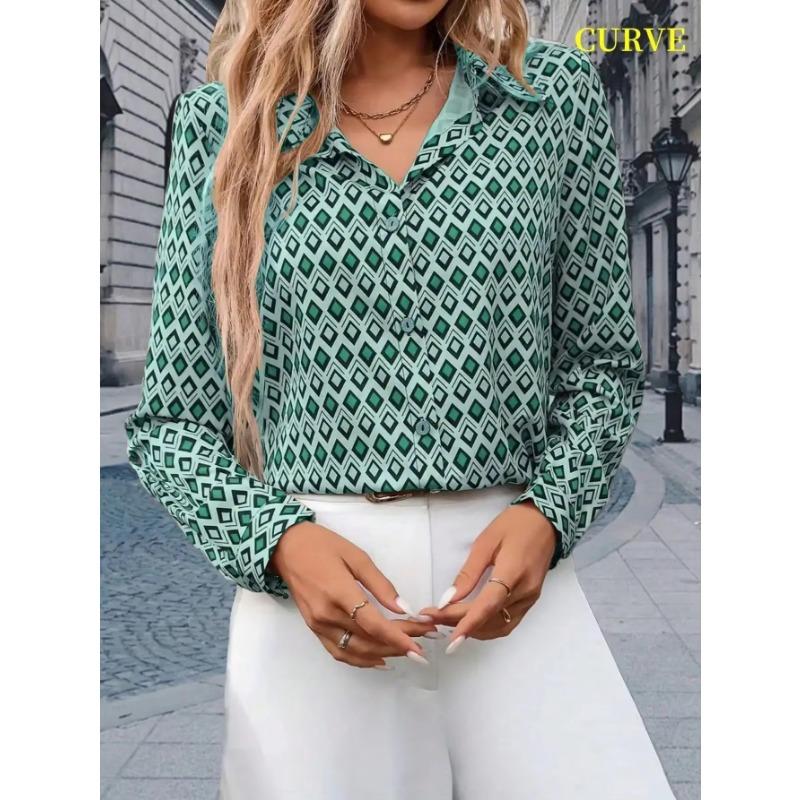 Elegant Long Sleeve Women Shirts Casual Loose Large Size Shirts Women Fashion Tops Women