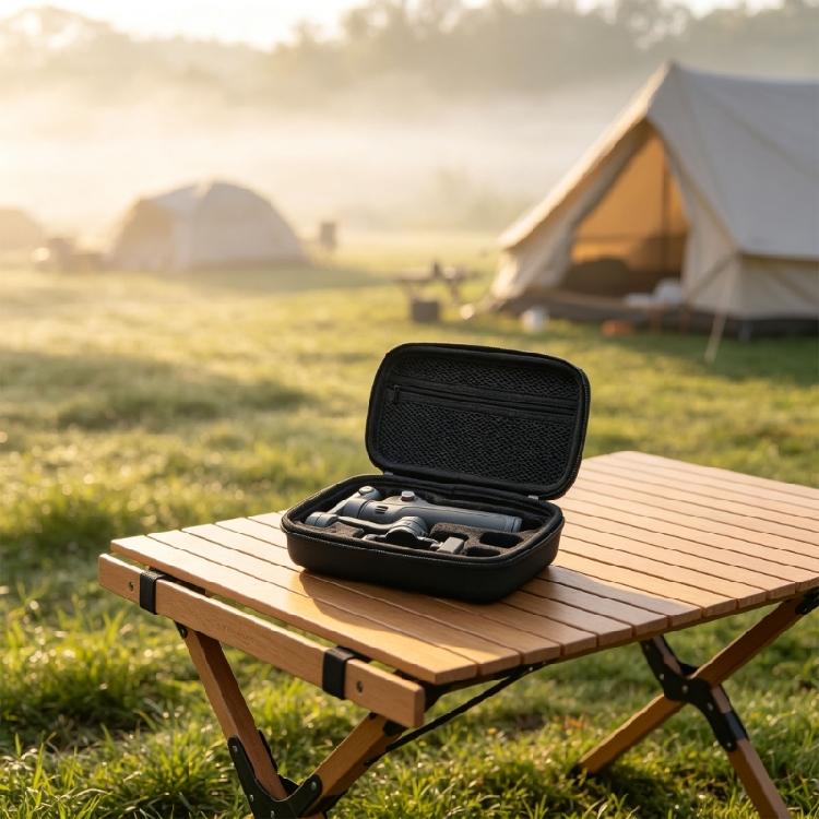 Handheld Storage Case for Mobile 8/7P Handheld Stabilizers, with Shaped Interior and Zippered Pocket