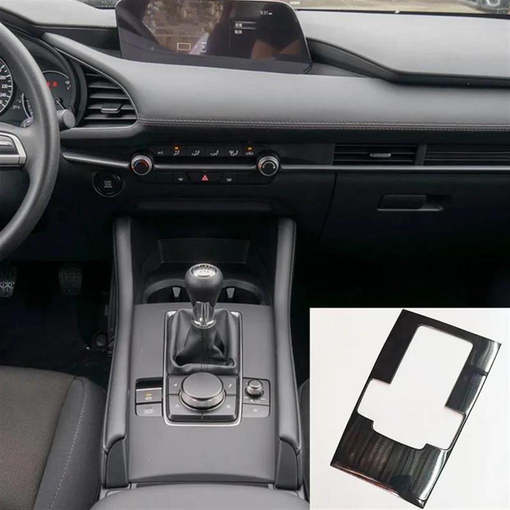 Shift Panel Cover Mazda 3 MT Manual 2019-2024 Car Interior Gear Panel Trim Sticker