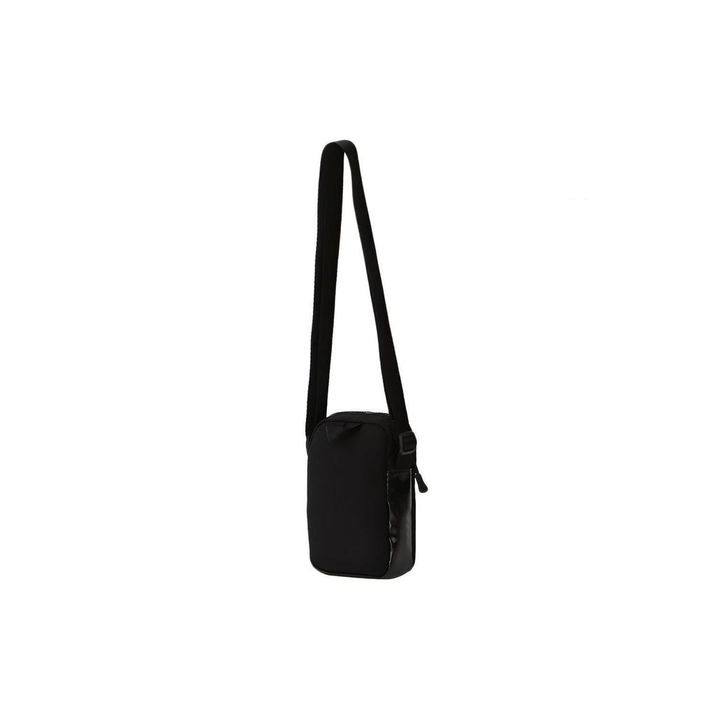 Converse Solid Color College Style Nylon And Polyester Small Square Shoulder Bag Crossbody Bag Unisex bags Black 10020230-A01