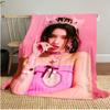 Black Elegance Plush Blanket Soft Comfortable All Seasons Blanket Sofa Office Naps Blanket Outdoor Travel Throw Perfect Gift