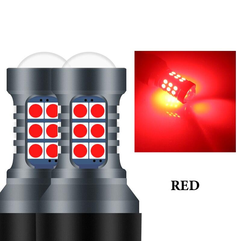 

2 шт. T20 LED 7440 7443 Led WY21W W21W светодиодные лампы автомобильные сигнальные лампы T20 3030SMD резервный фонарь заднего хода супер яркий 2PCS&7443 W21/5W T20 красный