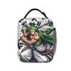 Zoros Wano Manga Panel Style Lunch Bag  Fun Lunch Box Outdoor Picnic Convenient Thermal Tote Handbags Oxford Print Cooler Bag
