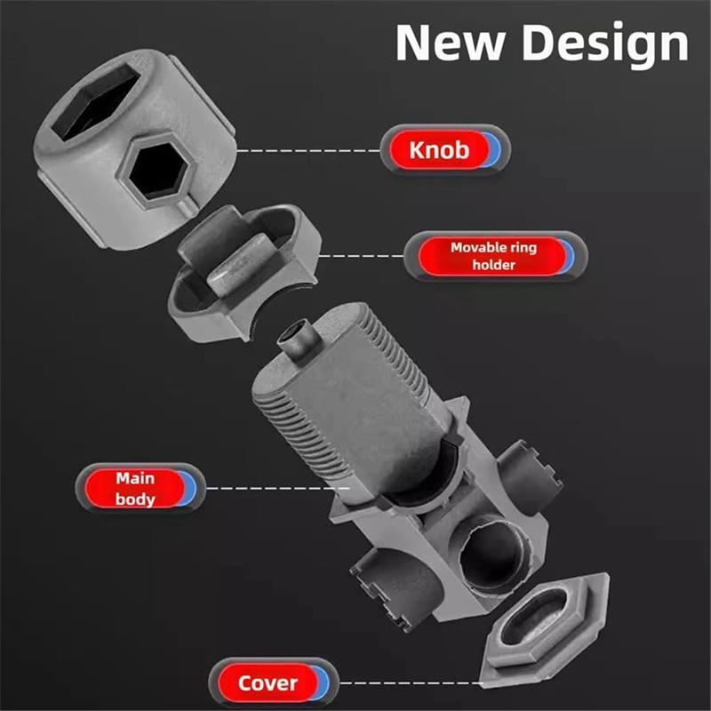 16 In 1 Wrench Tool Set For Faucet Kitchen Bathroom Multi-Purpose Maintenance Pipe Faucet Disassemble Aerator Replace Valve Core