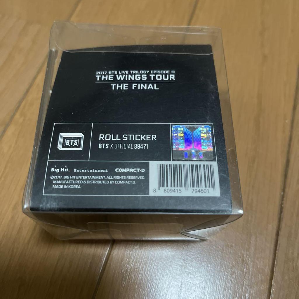 [USED] BTS Wings FINAL Roll Sticker