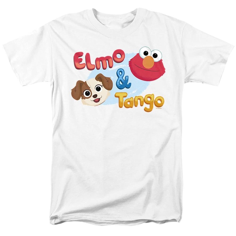 Sesame Street - Elmo & Tango -  Unisex Short Sleeve Children s T-shirt - White 100