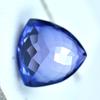 Natural Purple Tanzanite Loose Gemstone 7.75 Ct Flawless Trillion Cut for Jewelry Making and Crafts