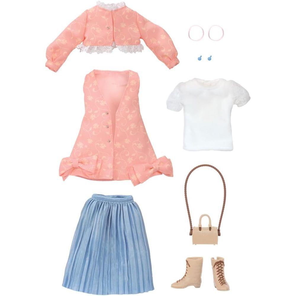 Takara Tomy Mail delivery Dress Basic Feminine Pretend Play for ages 3 and up sold available. Licca-chan LW-17 Dress-up (Doll separately)