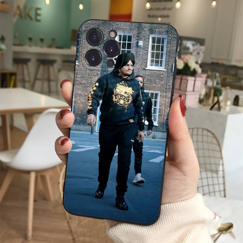 Indian Rapper Sidhu Moose Wala Phone Case Silicone Soft for iphone 14 13 12 11 Pro Mini XS MAX 8 7 6 Plus X XS XR Cover