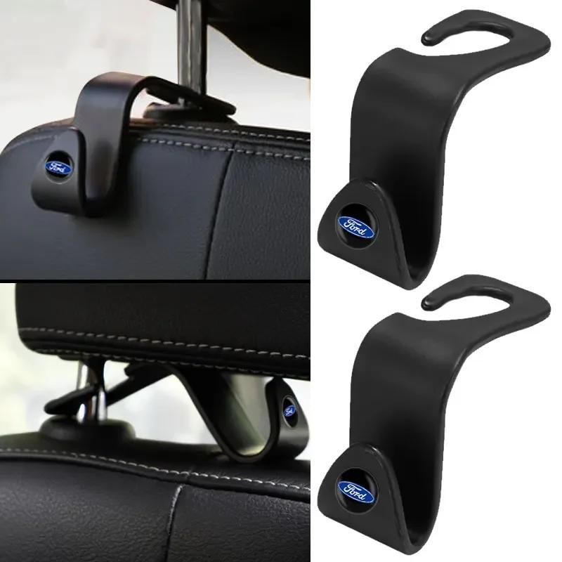 Samolepka na auto 2026 Ford 1/2ks Univerzální hák na opěrku hlavy autosedačky Věšák na ukládání pro Ford Focus Mondeo Kuga Fiesta MK7 Escort Explo