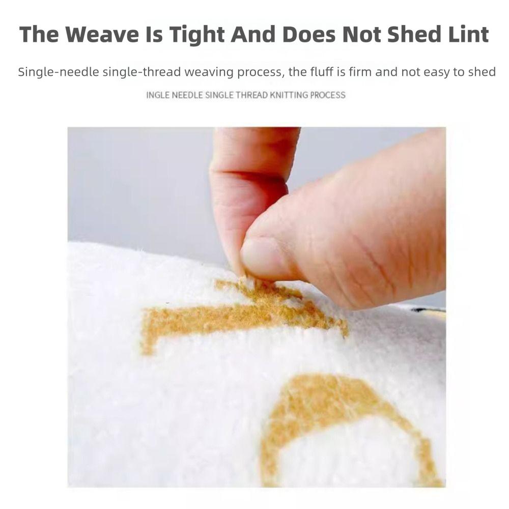 Anti-slip Floor Mat Plush Flower Rugs Nordic Style Carpet Bedroom Decor